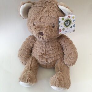 NEW Plush Brown Teddy Bear Soft Baby Toy Stuffed Animal Baby Gift | Little Me